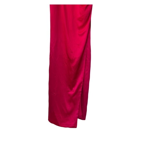 NBD Elodie Red Satin Corset Cocktail Maxi Dress Size XL Revolve Party Event - Picture 6 of 13